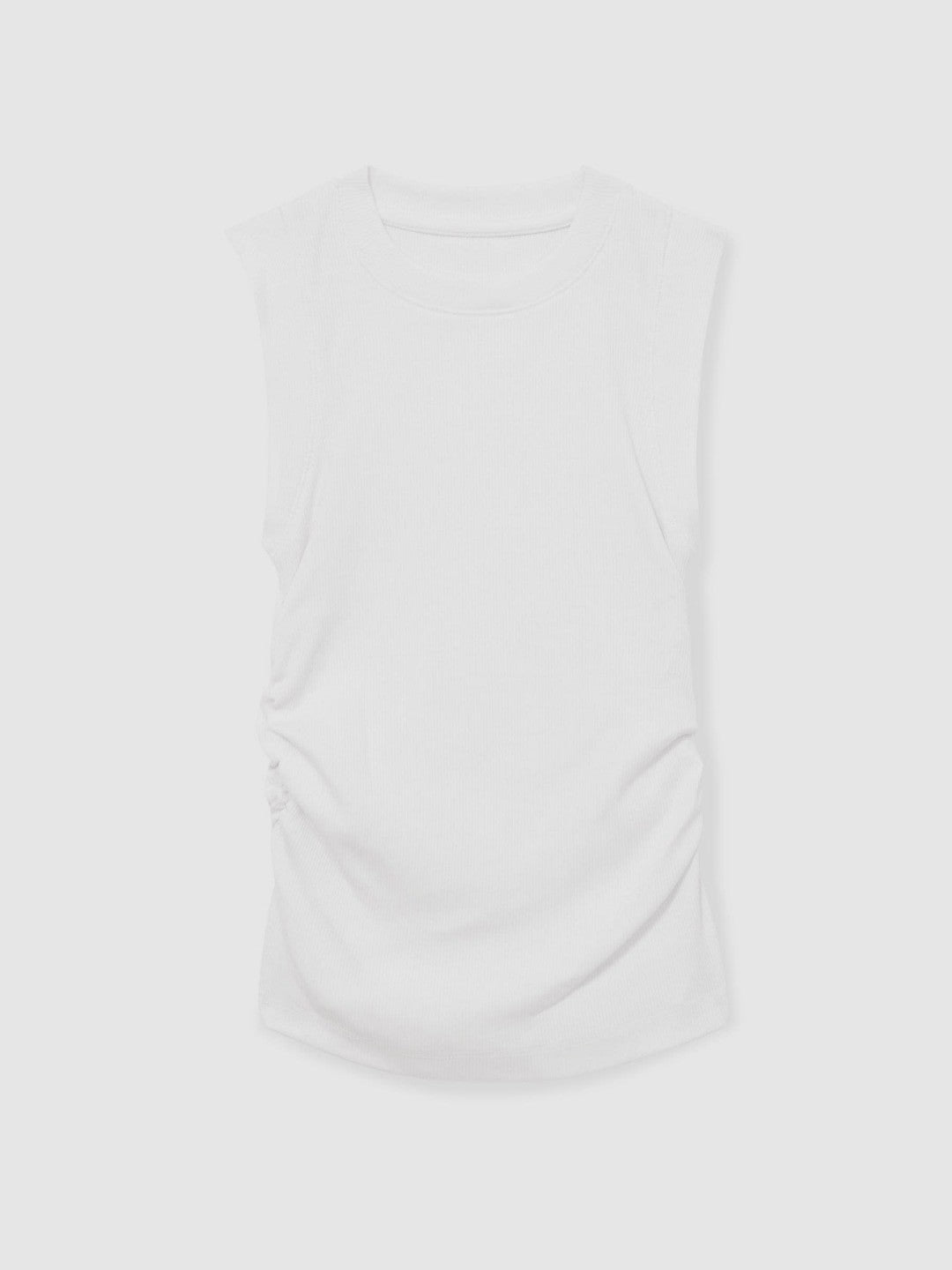 4-9 yrs Ruched Vest Top White | Children