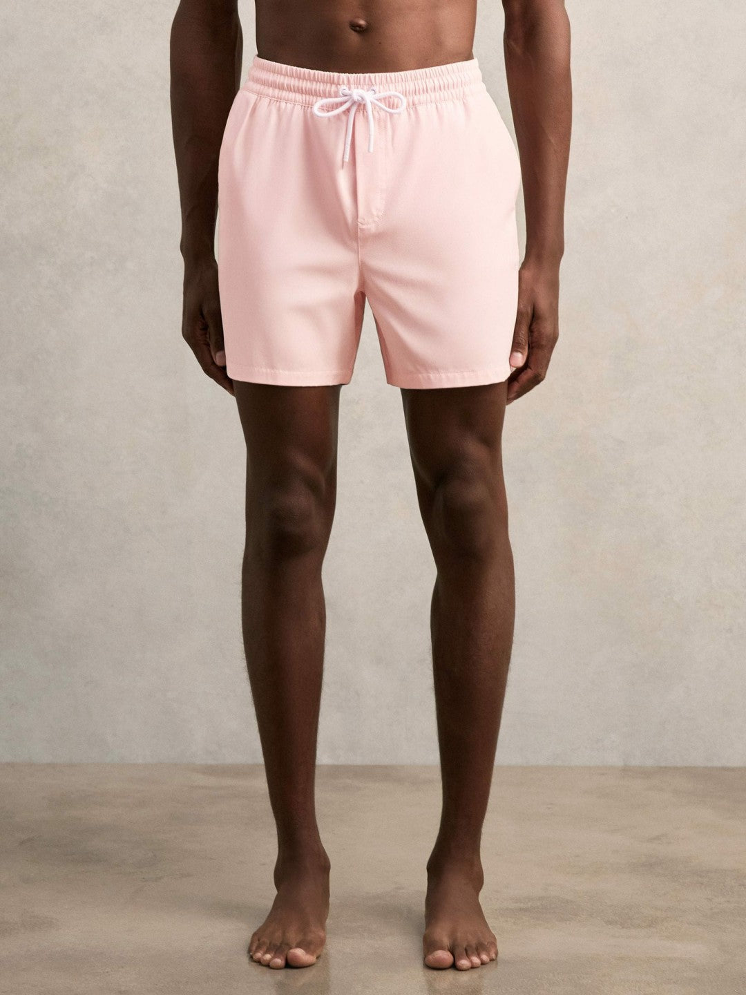Drawstring Swim Shorts Pink | Mens