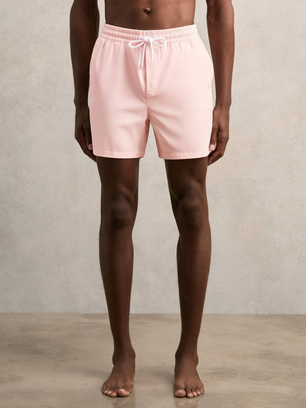 Drawstring Swim Shorts Pink | Mens
