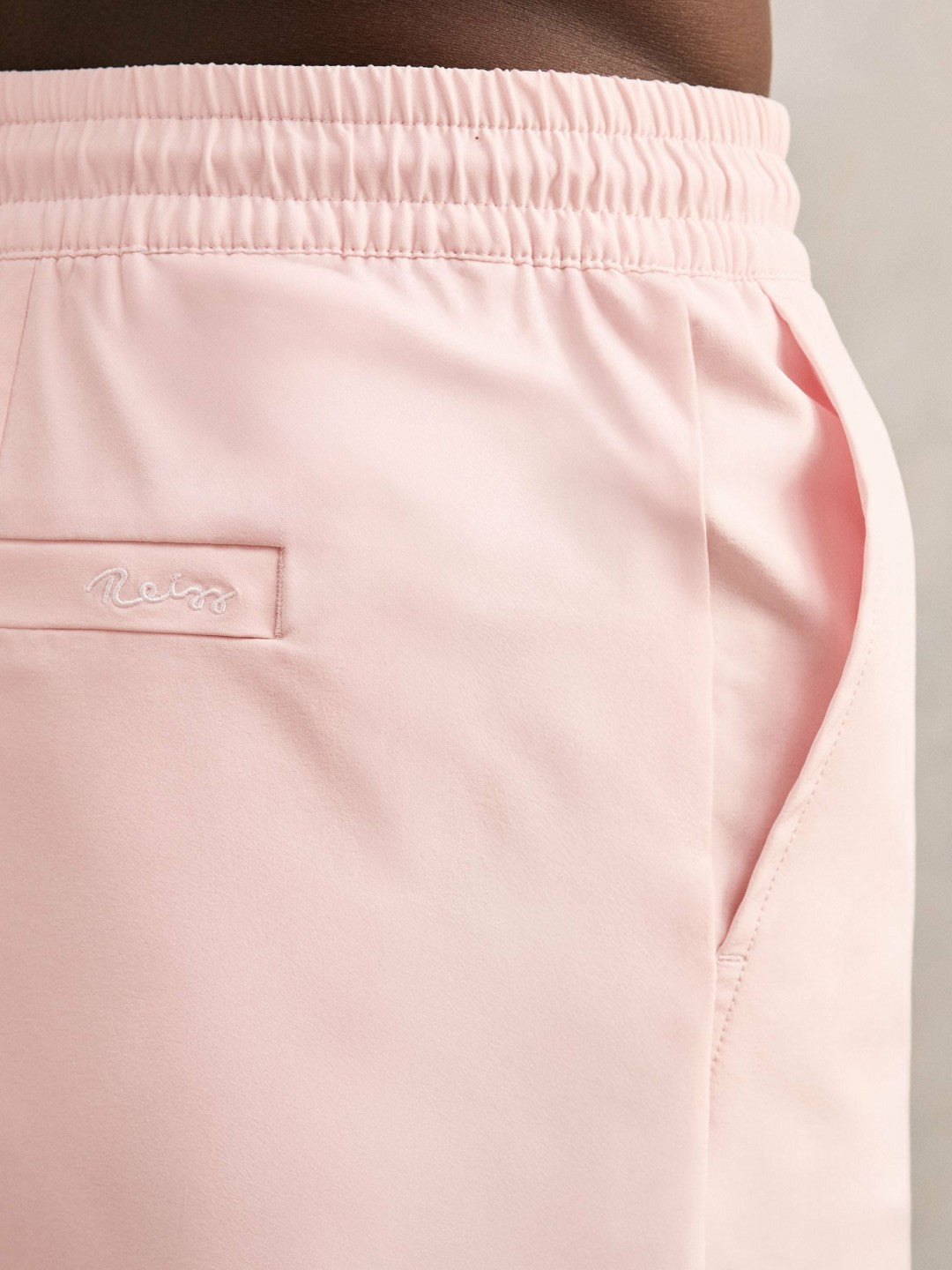 Drawstring Swim Shorts Pink | Mens