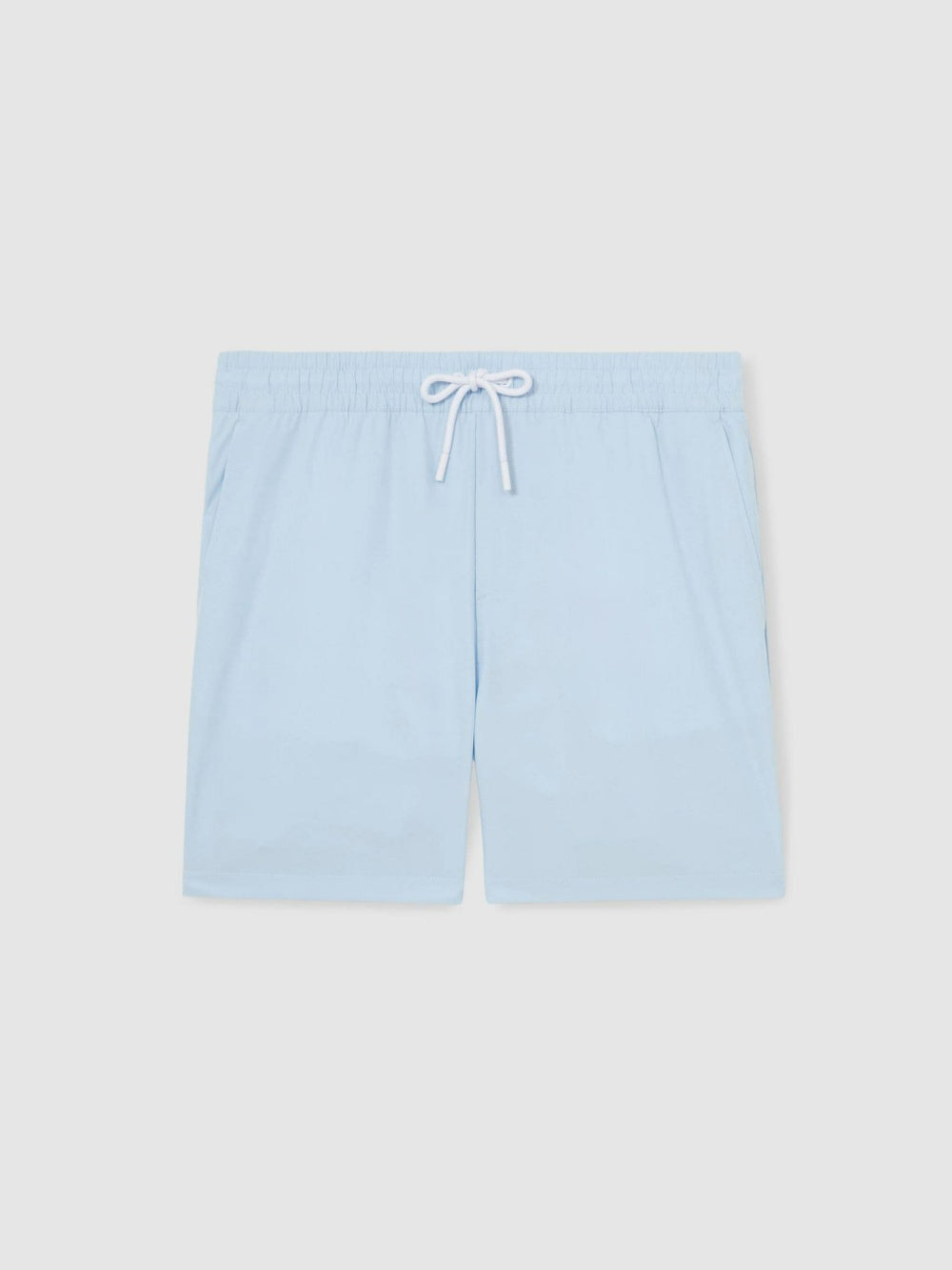 Drawstring Swim Shorts Soft Blue | Mens