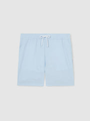 Drawstring Swim Shorts Soft Blue | Mens