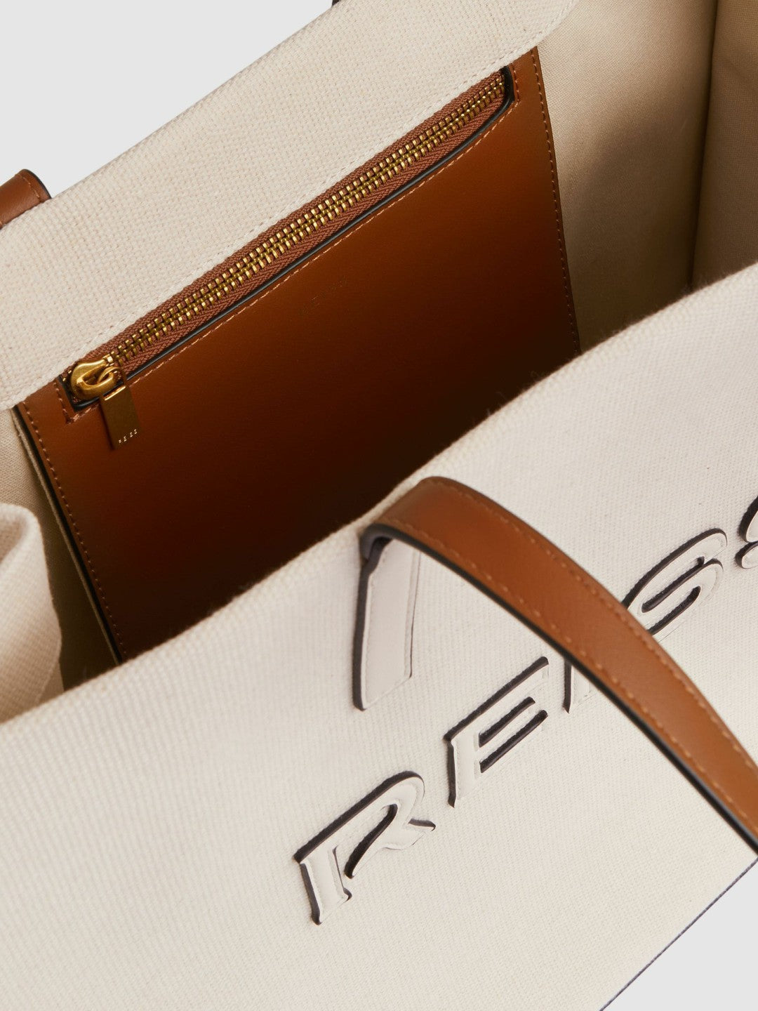 Canvas Logo Tote Bag Natural | Womens