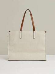 Canvas Logo Tote Bag Natural | Womens