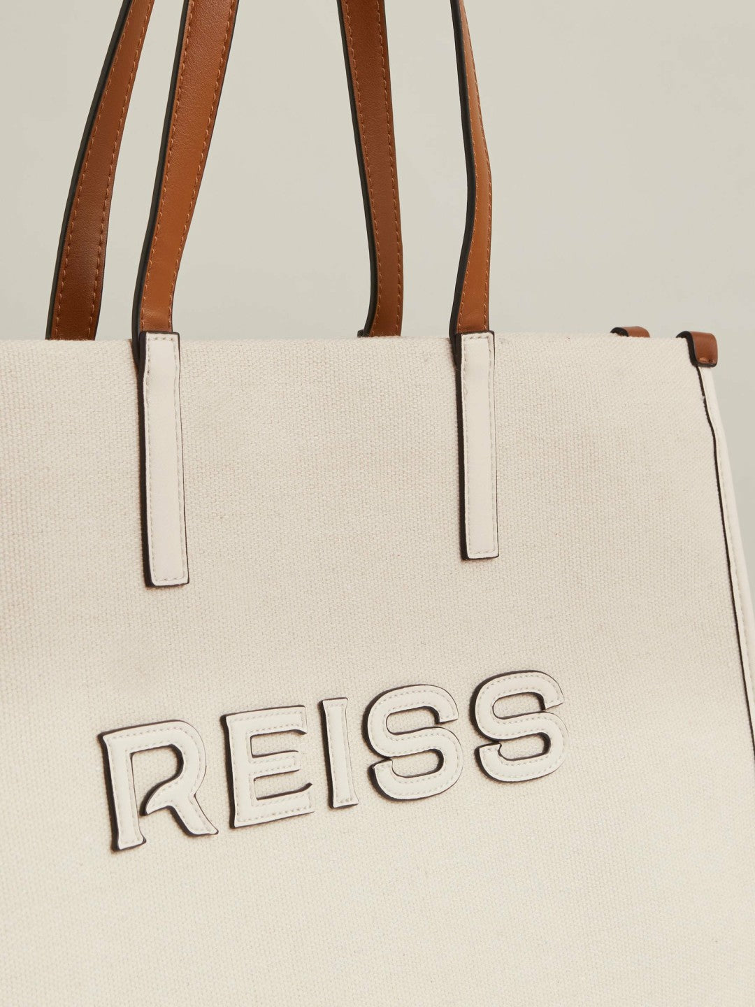 Canvas Logo Tote Bag Natural | Womens