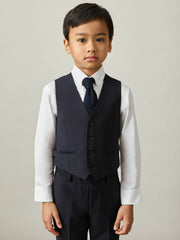 13-14 yrs Modern Fit Waistcoat Navy | Children