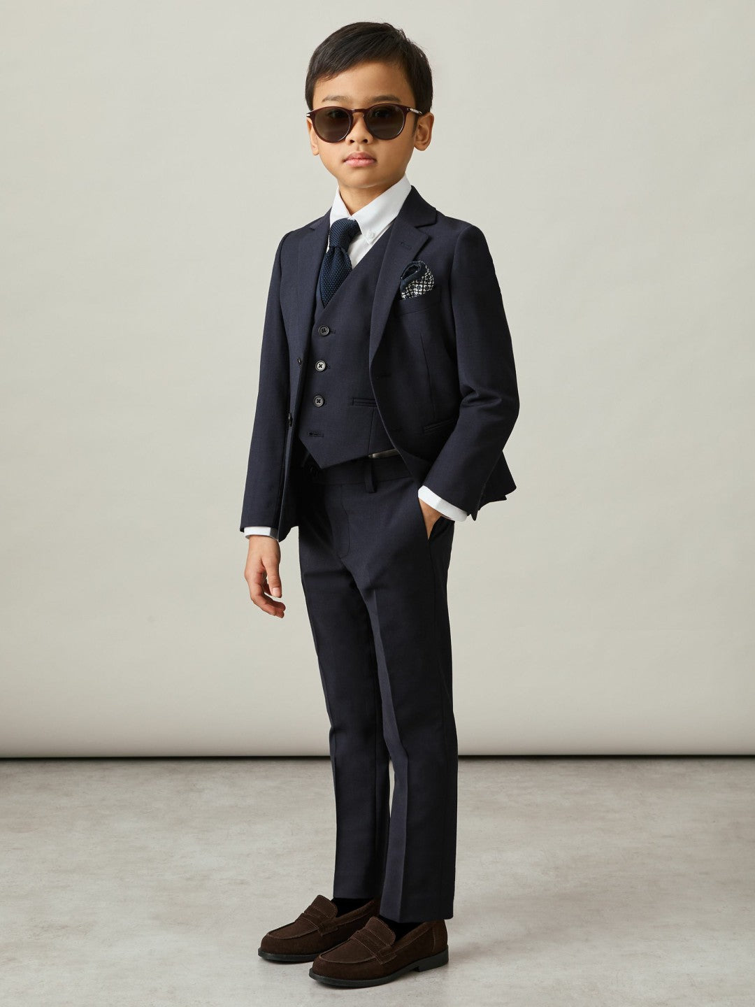 13-14 yrs Modern Fit Waistcoat Navy | Children