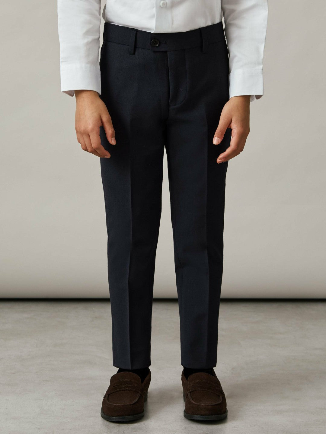 3-9 yrs Wool-Blend Suit Trousers Navy | Children