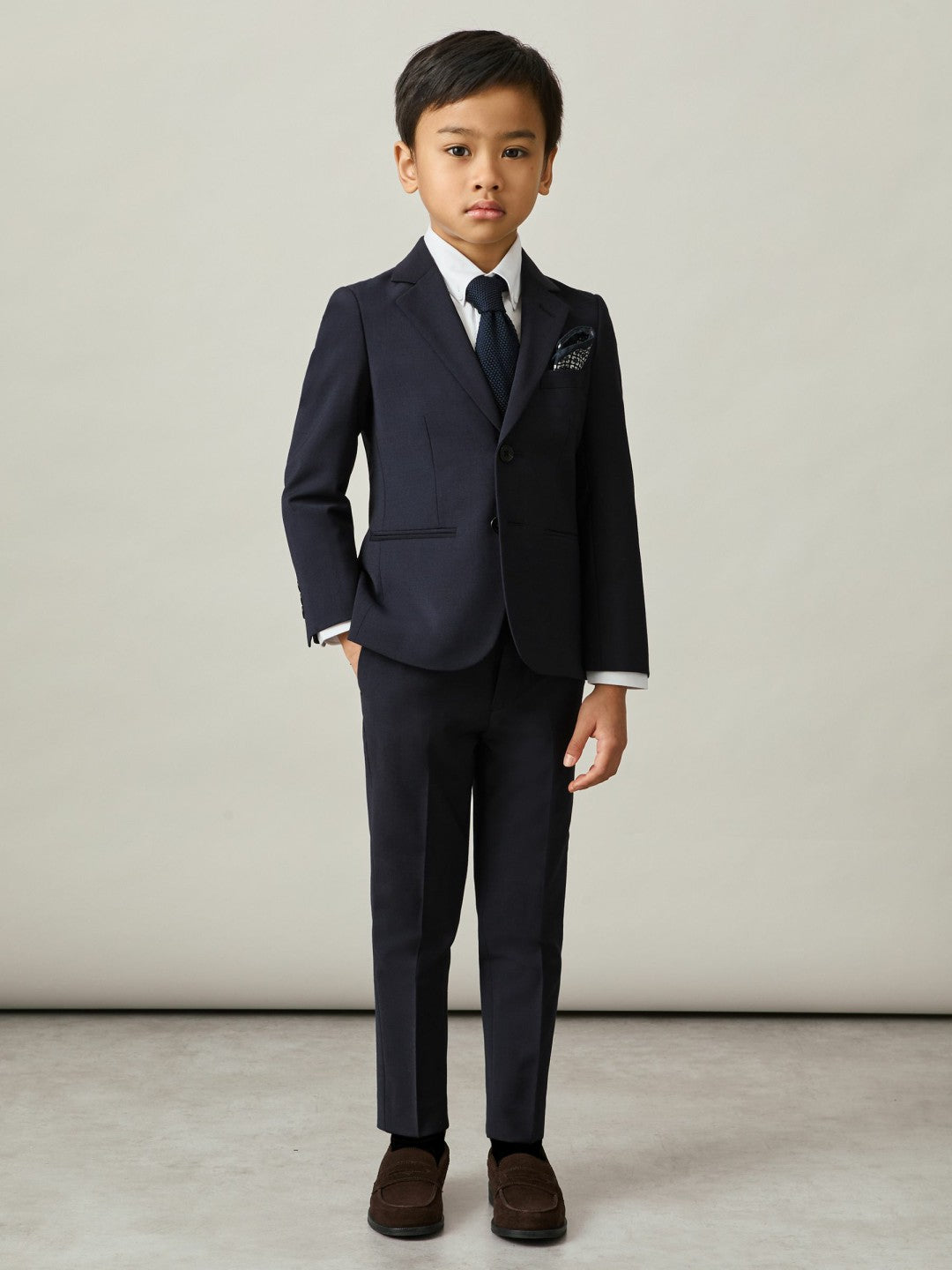 3-9 yrs Wool-Blend Suit Trousers Navy | Children