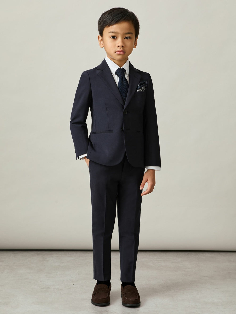 3-9 yrs Wool-Blend Suit Trousers Navy | Children
