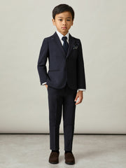3-9 yrs Wool-Blend Suit Trousers Navy | Children