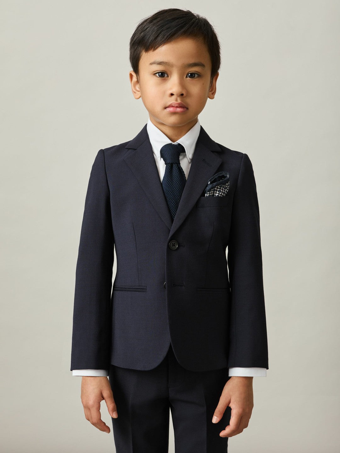 9-14 yrs Wool-Blend Single-Breasted Suit Blazer Navy | Children
