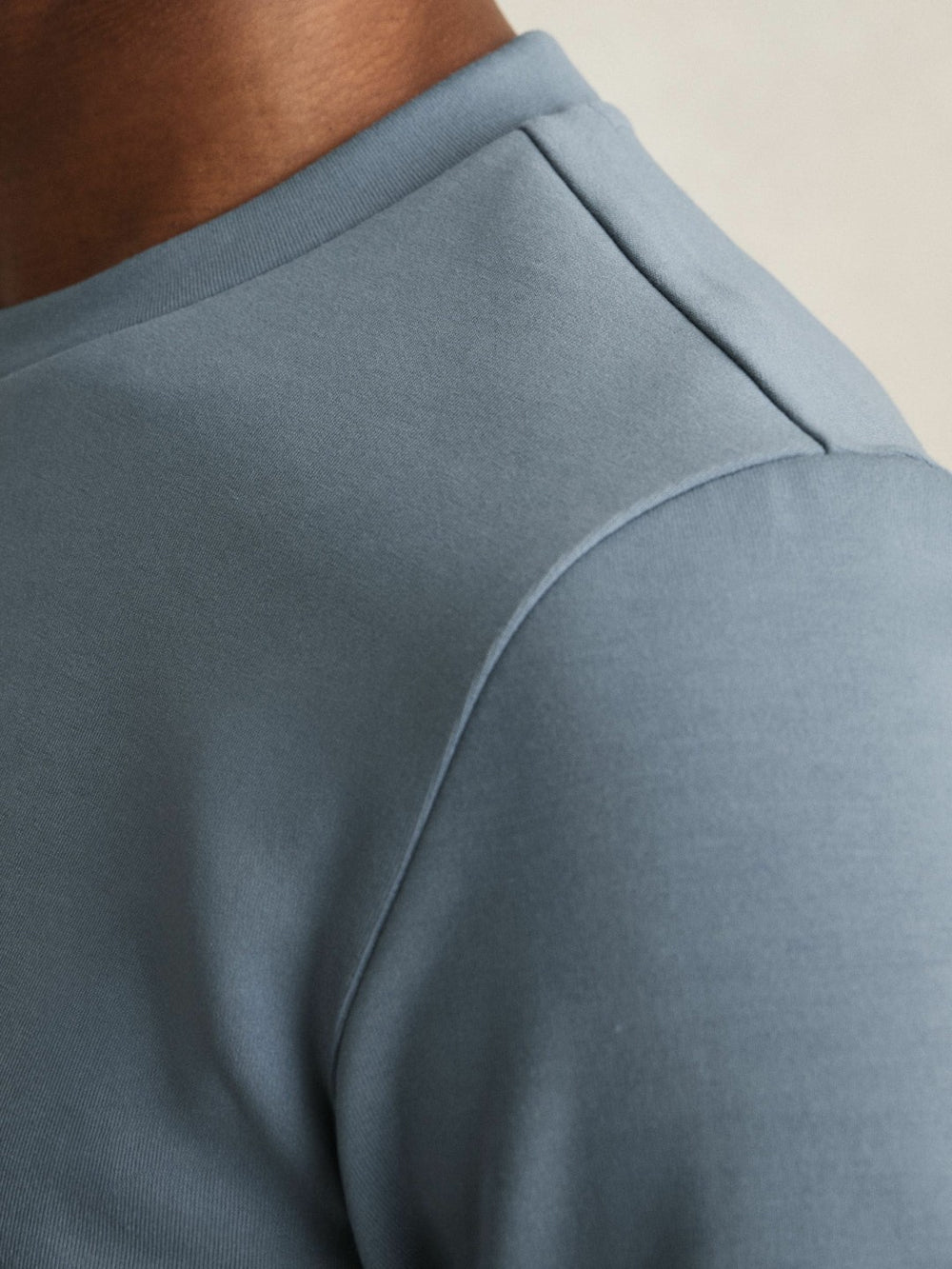 Interlock Jersey Crew Neck T-Shirt Airforce Blue | Mens