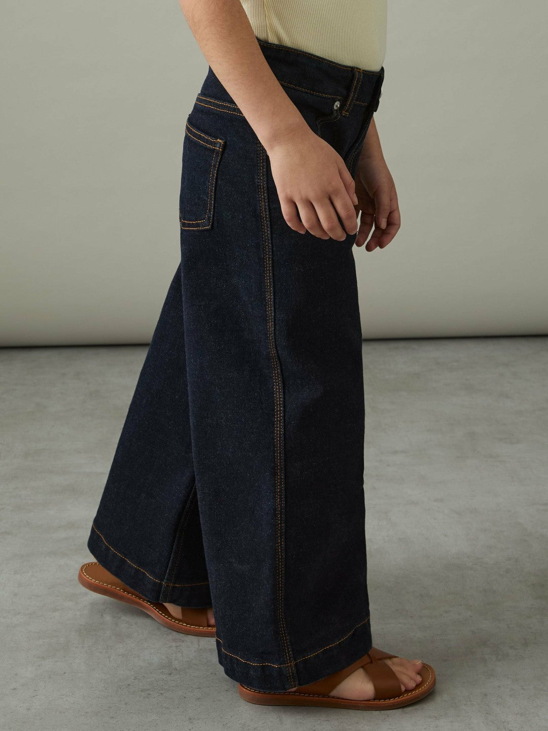 9-13 yrs Wide-Leg Jeans Indigo | Children