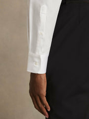 Regular Fit Cotton Dinner Shirt White | Mens