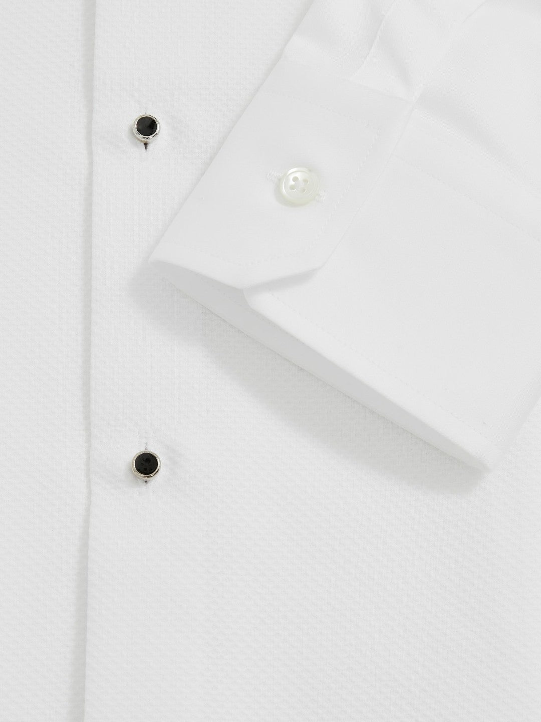 Slim Fit Cotton Dinner Shirt White | Mens