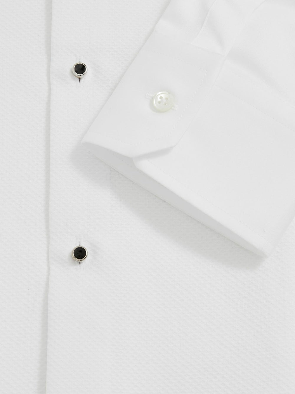 Slim Fit Cotton Dinner Shirt White | Mens