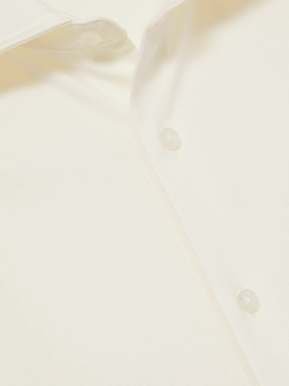 Cotton-Jersey Button-Through Shirt Ecru | Mens
