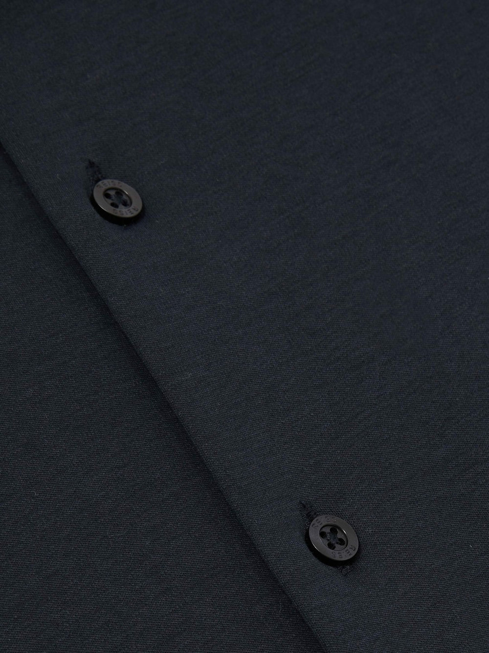 Cotton-Jersey Button-Through Shirt Navy | Mens