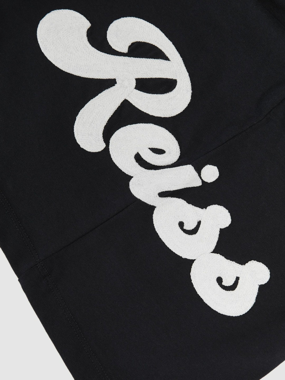 9-12 yrs Cotton Script-Logo Oversized T-Shirt Navy | Children