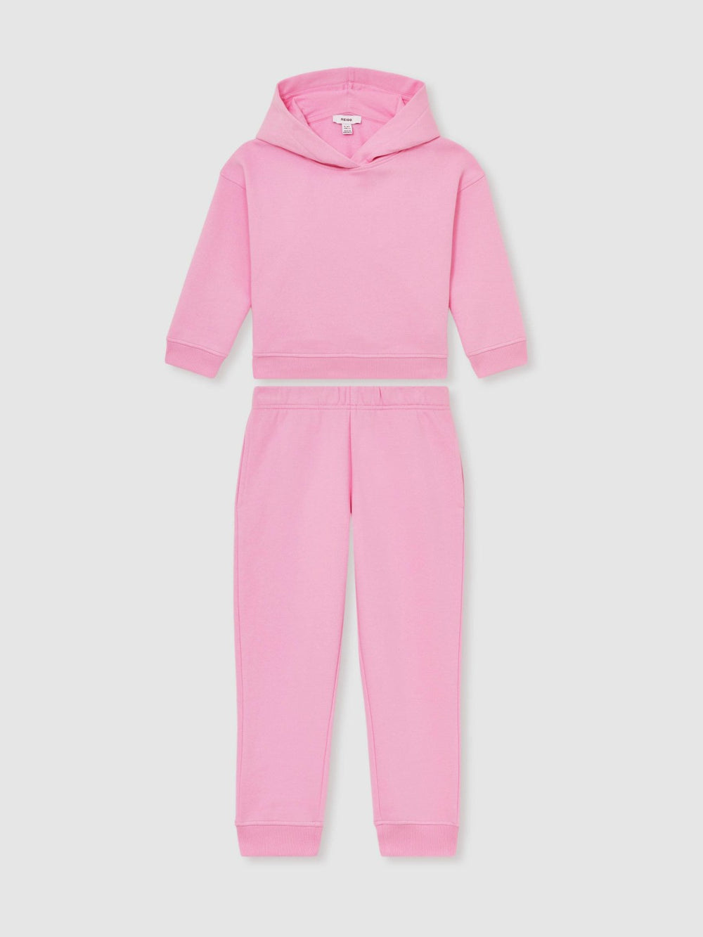 4-9 yrs Cotton-Blend Hoodie And Joggers Set Bright Pink | Children