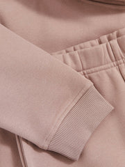 9-13 yrs Cotton-Blend Hoodie And Joggers Set Mink | Children