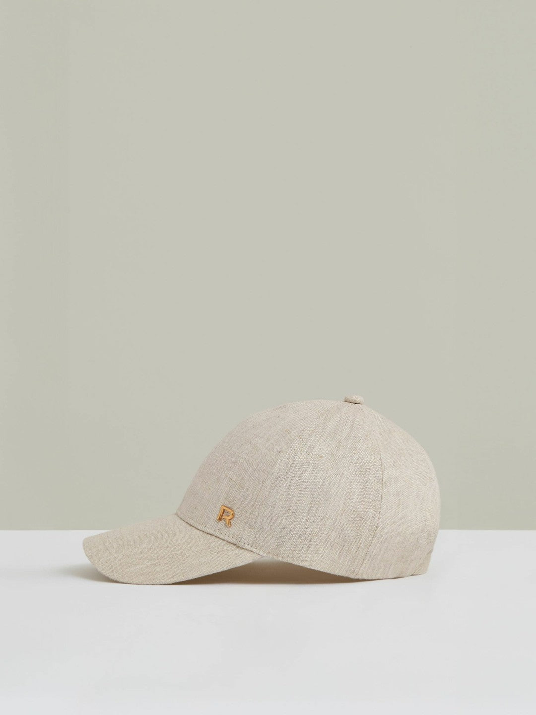 Linen Logo Baseball Cap Neutral | Womens