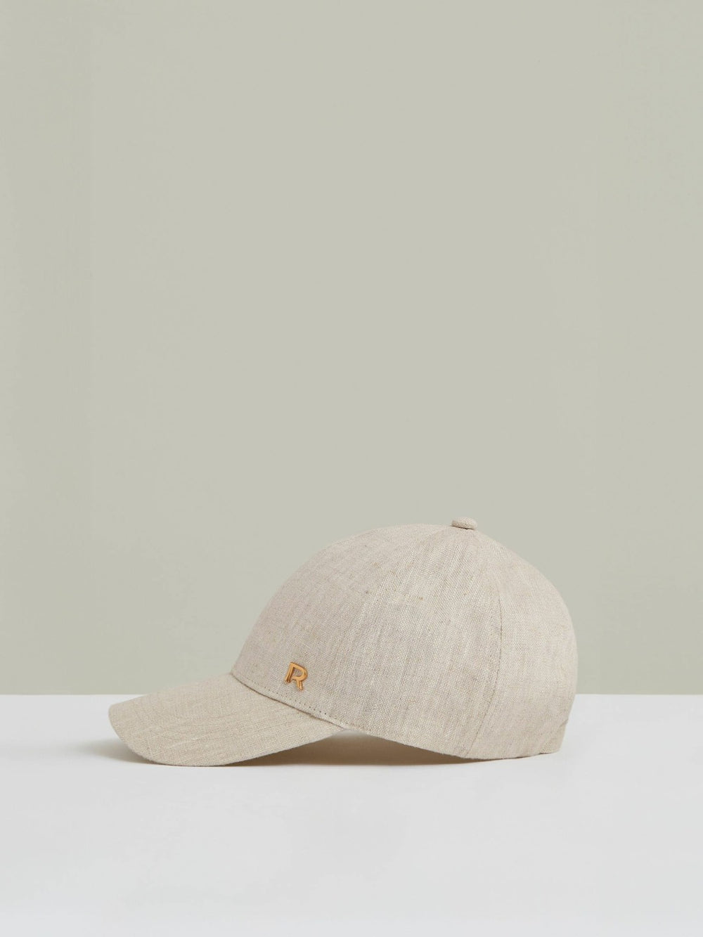 Linen Logo Baseball Cap Neutral | Womens