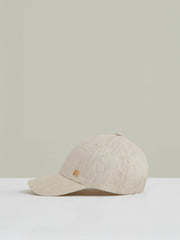 Linen Logo Baseball Cap Neutral | Womens