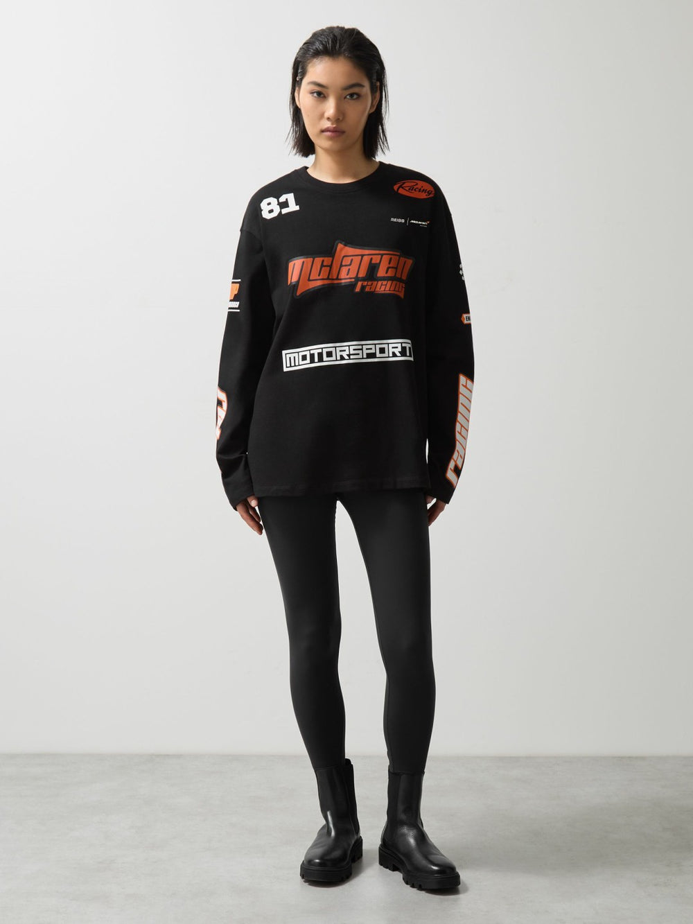 McLaren F1 Team Cotton Logo T-Shirt Unisex Fit Black | Mens