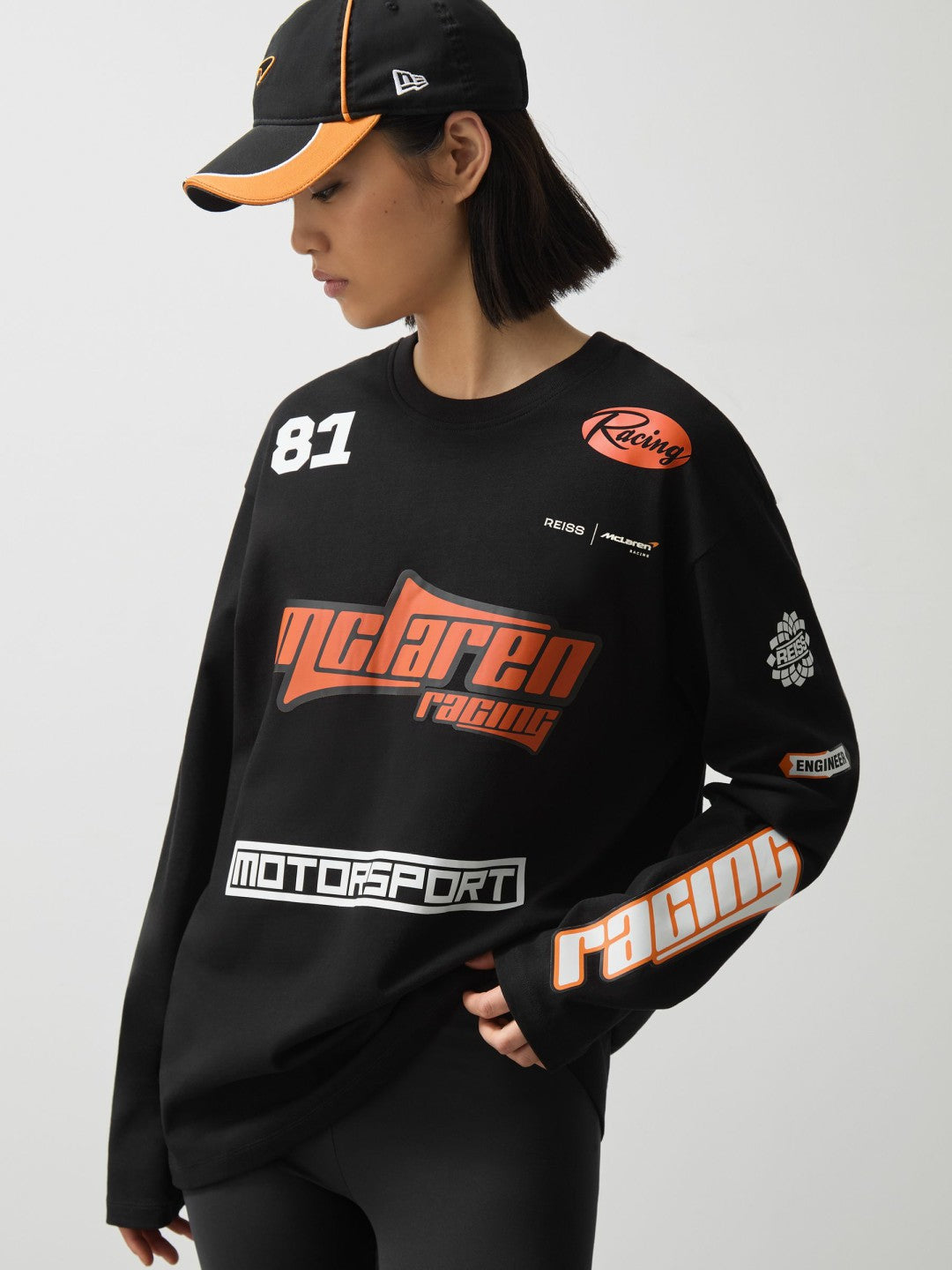 McLaren F1 Team Cotton Logo T-Shirt Unisex Fit Black | Mens