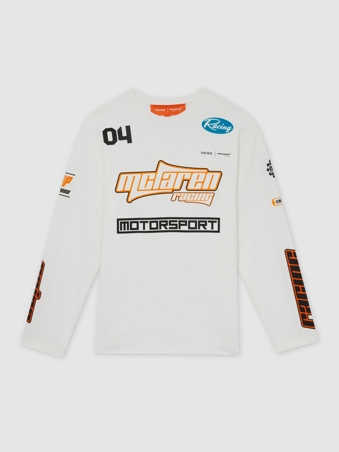 McLaren F1 Team Cotton Logo T-Shirt Unisex Fit White | Mens