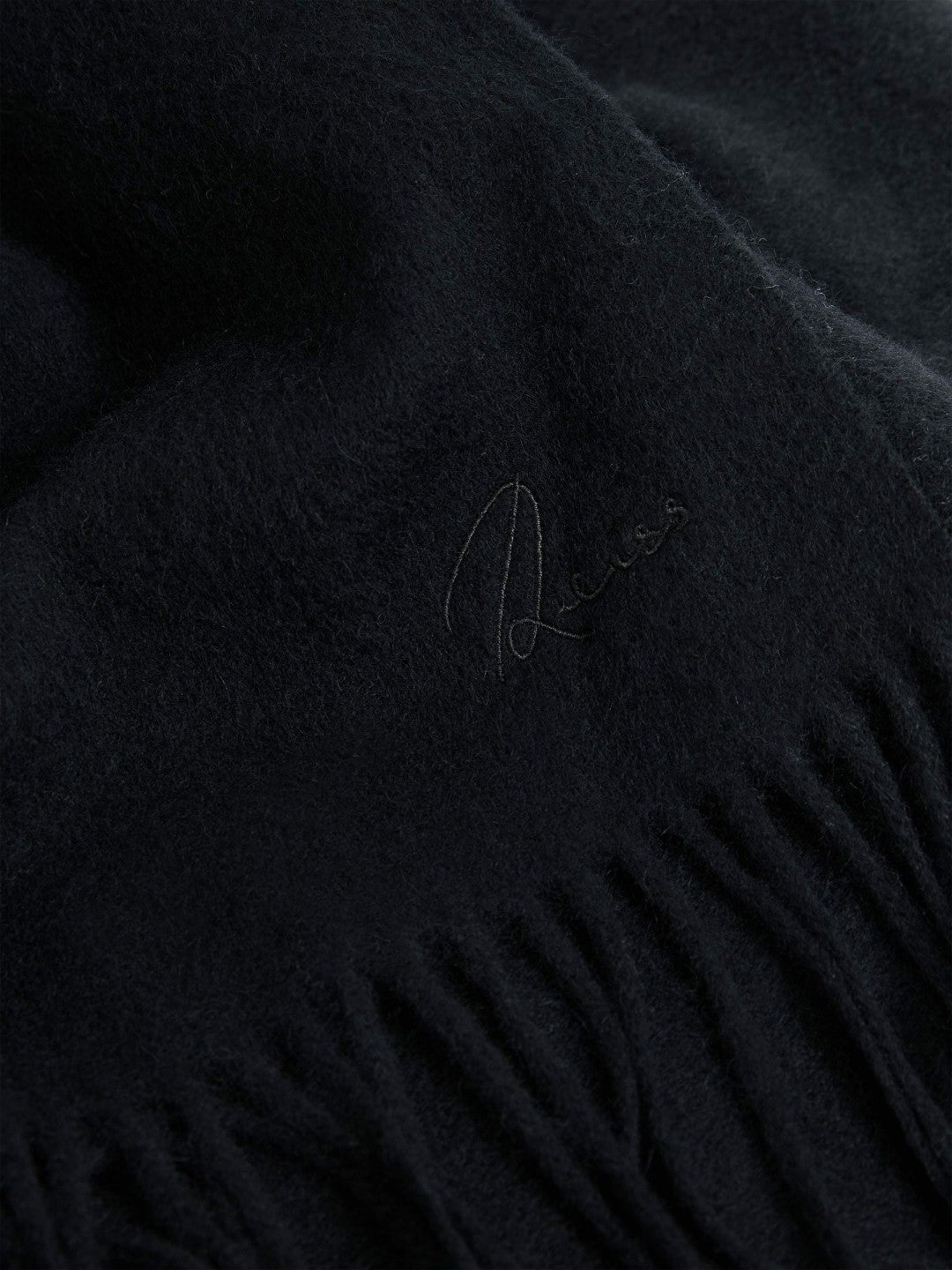 Wool and Cashmere Scarf Navy | Mens
