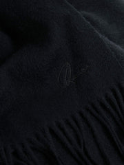 Wool and Cashmere Scarf Navy | Mens