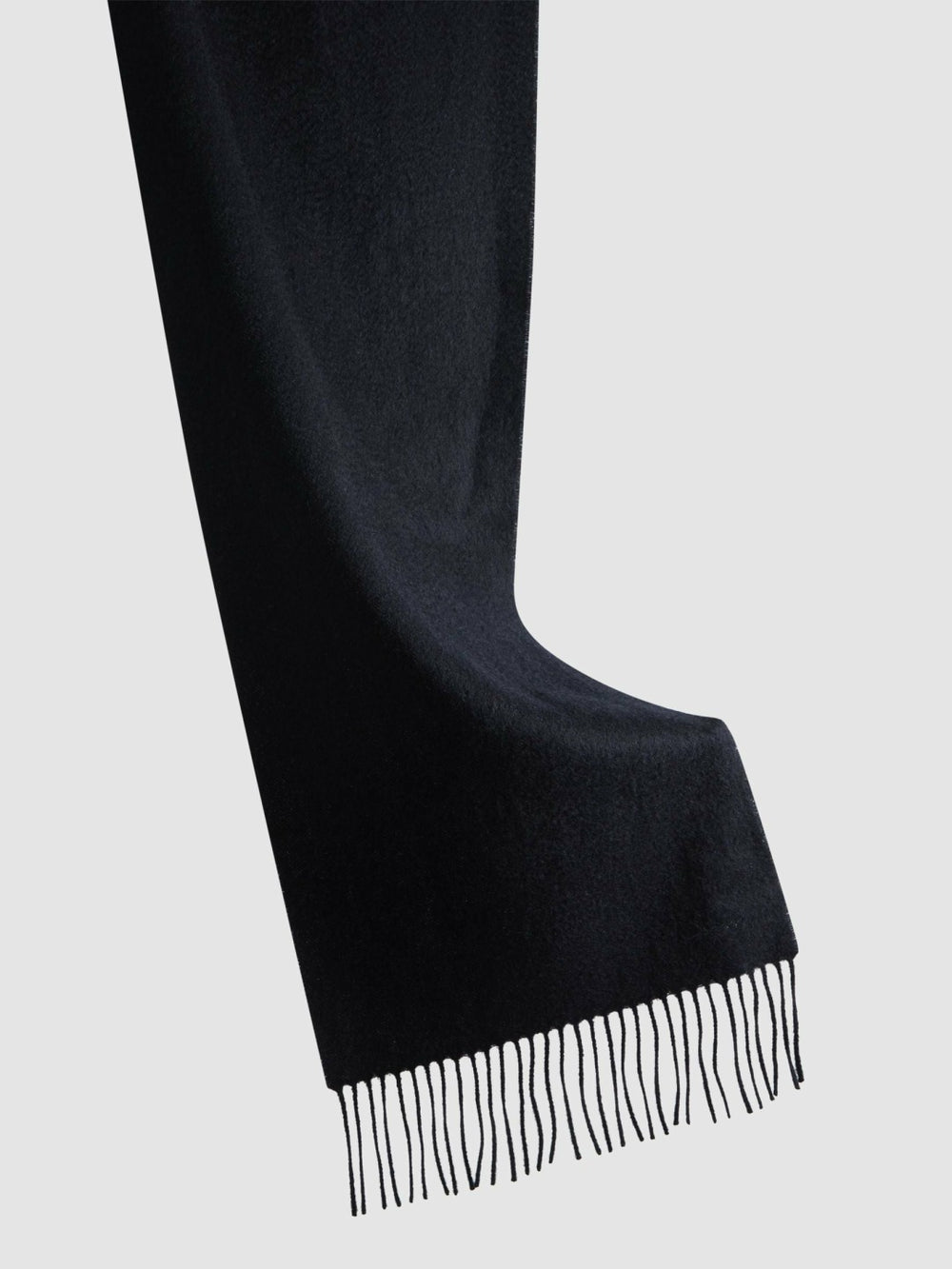 Wool and Cashmere Scarf Navy | Mens