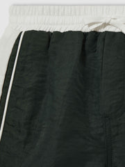 3-9 yrs Colour-Block Piped Swim Shorts Green/White | Children