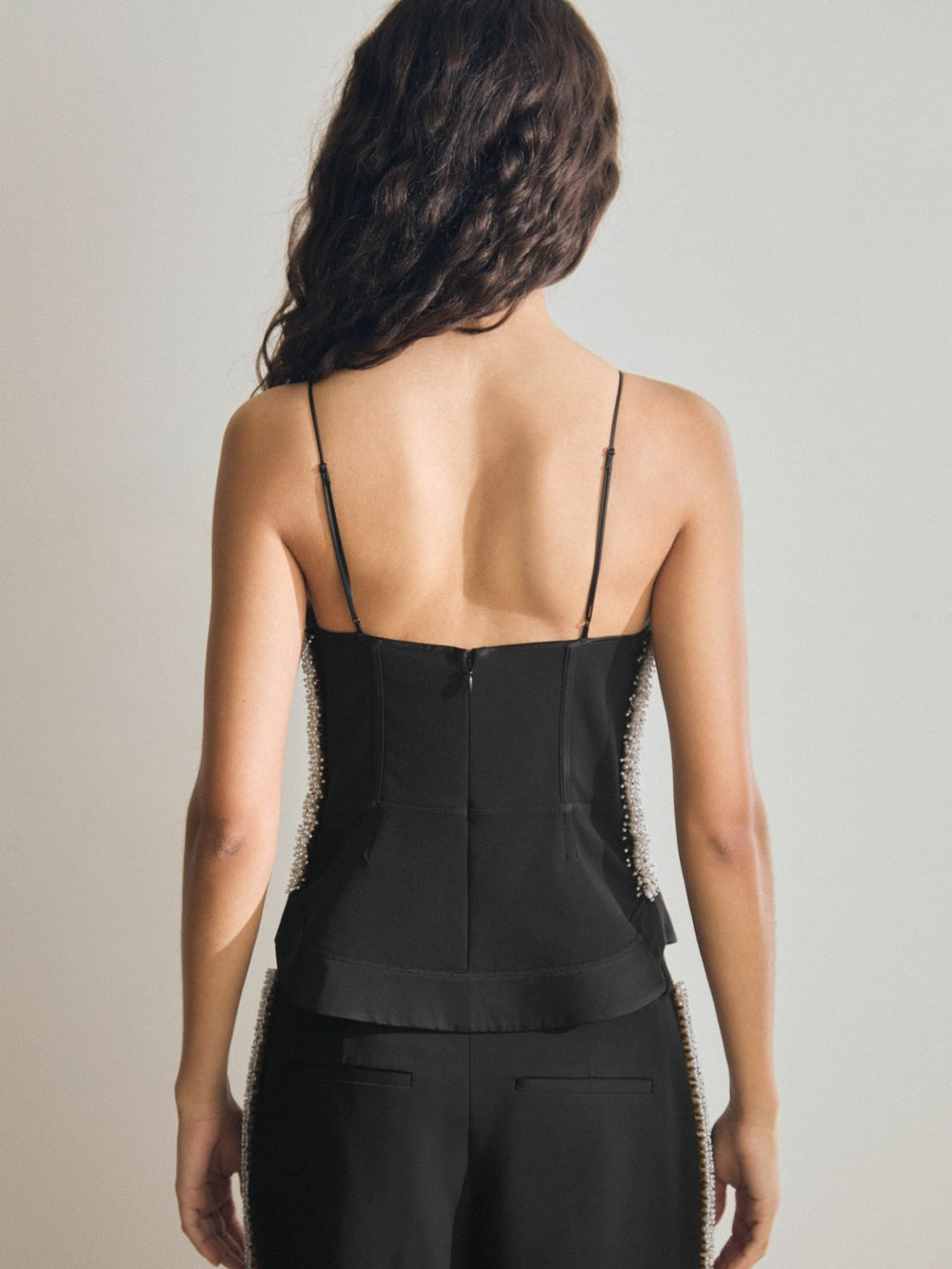 Atelier Embellished Corset Top Black | Womens