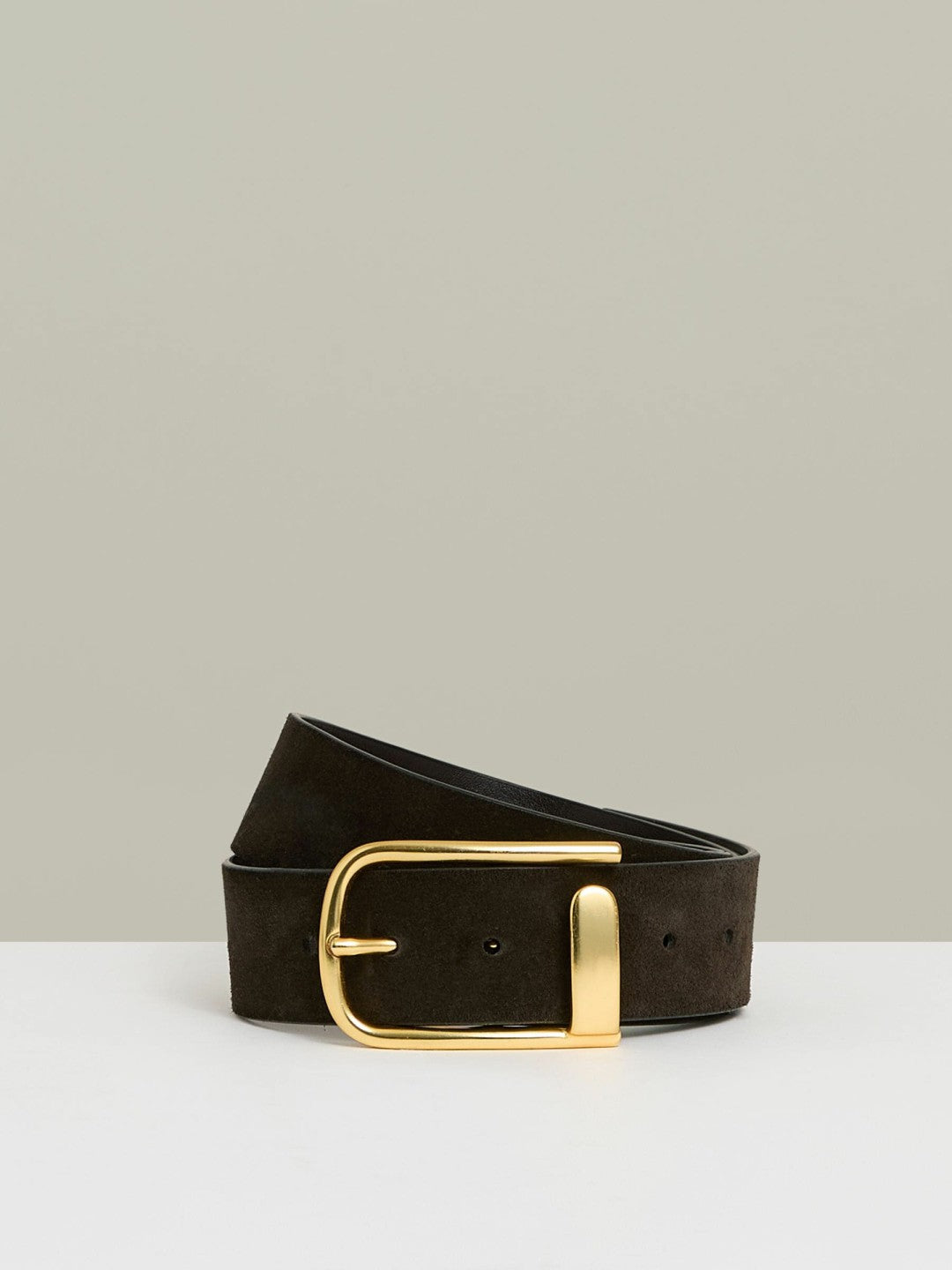 Leather Half Keeper Belt Chocolate | Womens
