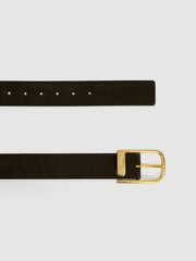 Leather Half Keeper Belt Chocolate | Womens