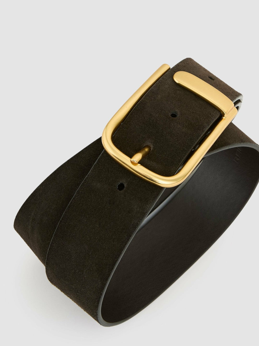 Leather Half Keeper Belt Chocolate | Womens