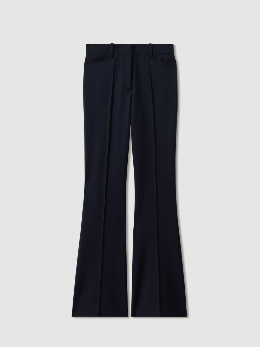 Petite Flared Suit Trousers Navy | Womens