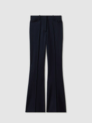 Petite Flared Suit Trousers Navy | Womens