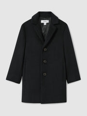3-9 yrs Single Breasted Overcoat Navy | Children