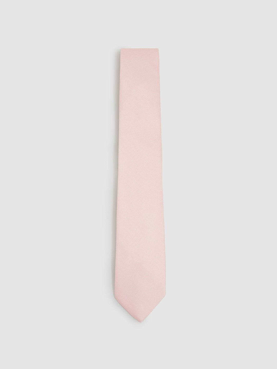 Textured Silk Blend Tie Light Pink | Mens