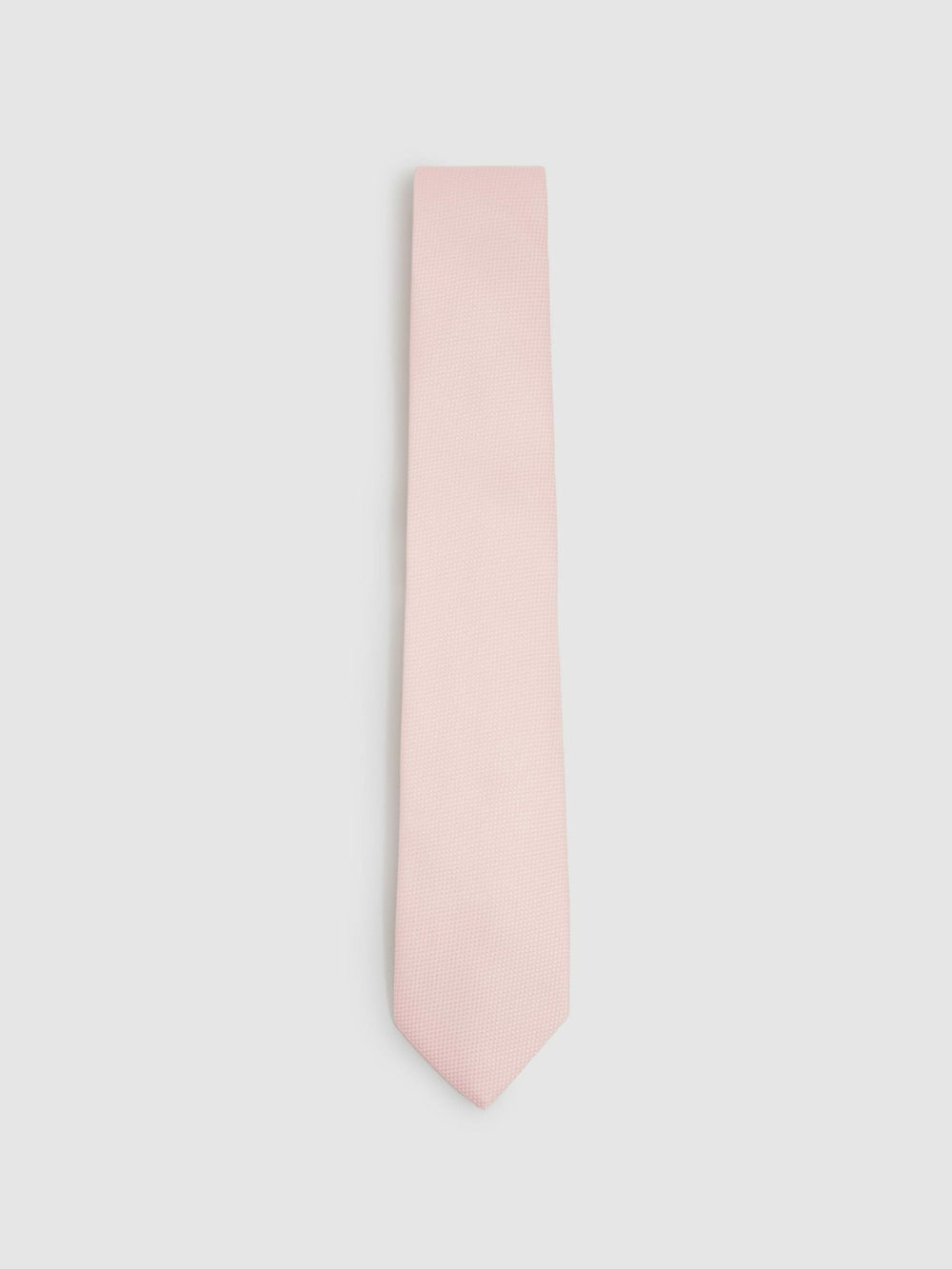 Textured Silk Blend Tie Light Pink | Mens