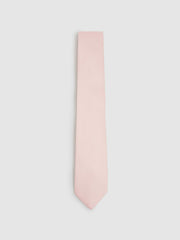 Textured Silk Blend Tie Light Pink | Mens
