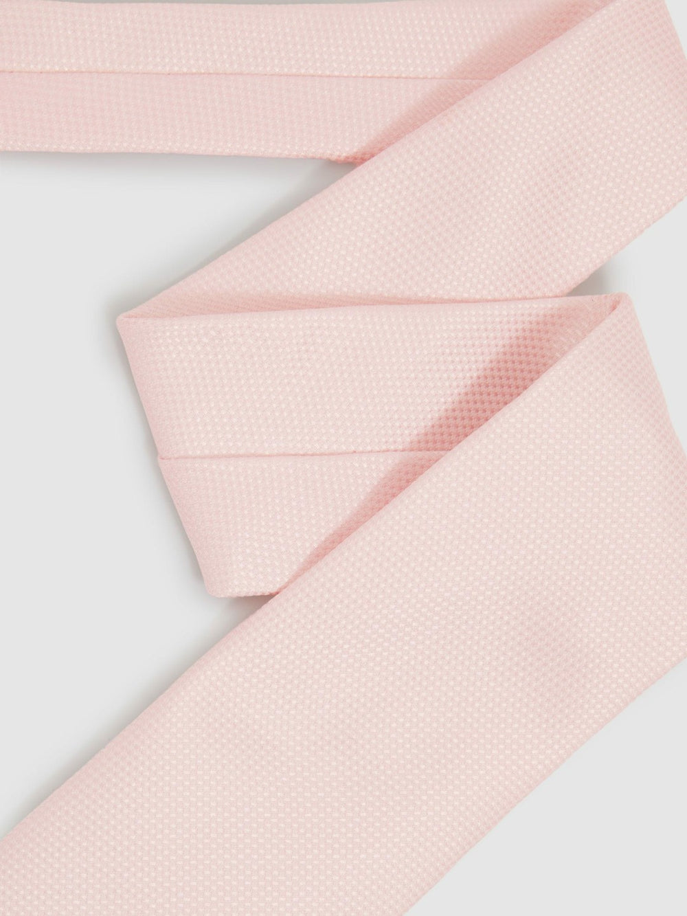 Textured Silk Blend Tie Light Pink | Mens
