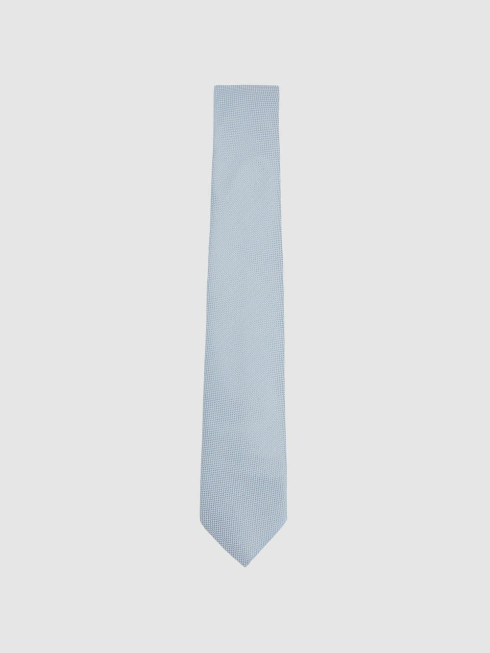 Textured Silk Blend Tie Light Blue | Mens