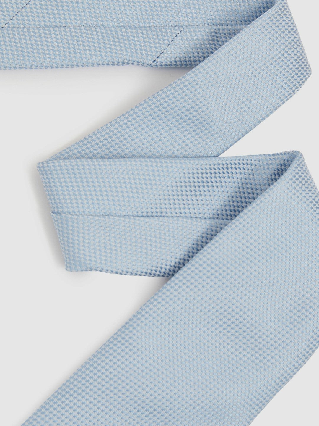 Textured Silk Blend Tie Light Blue | Mens