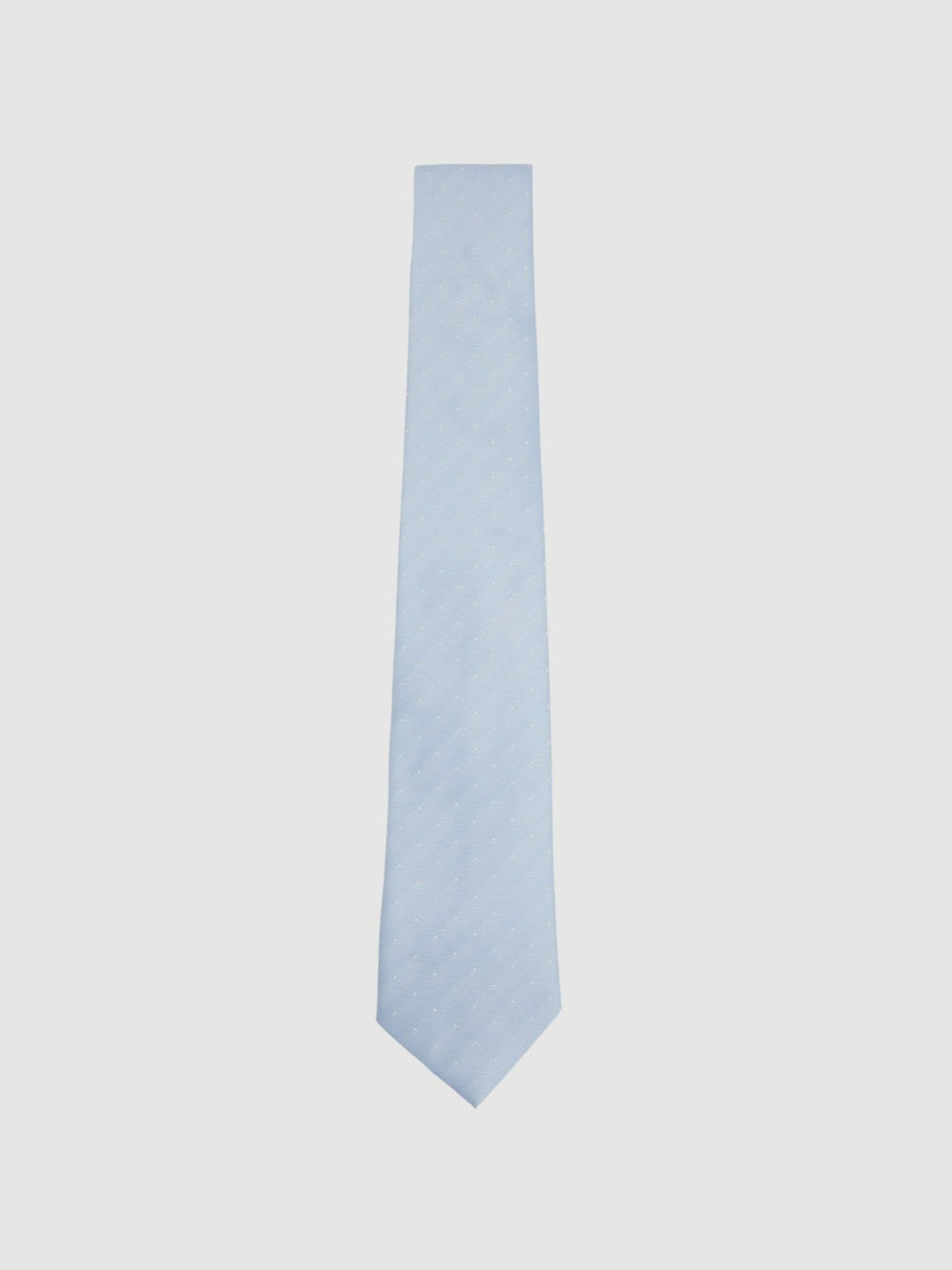 Polka Dot Silk Tie Light Blue | Mens